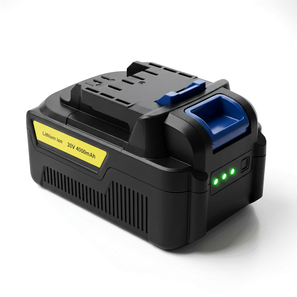 TurfSpin PWR 20V 4.0Ah Lithium-Ion battery for TurfSpin turf sweepers with weather-resistant housing